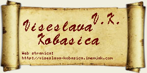 Višeslava Kobasica vizit kartica